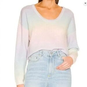 Splendid Eloise Pastel Gradient Women's Sweater Spring Small